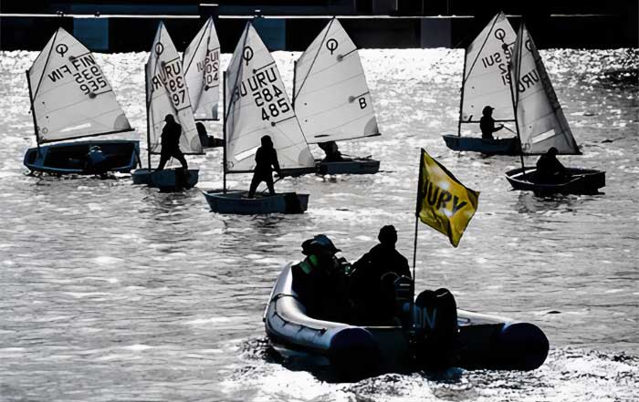 at the yacht club the 14th monaco optimist team race