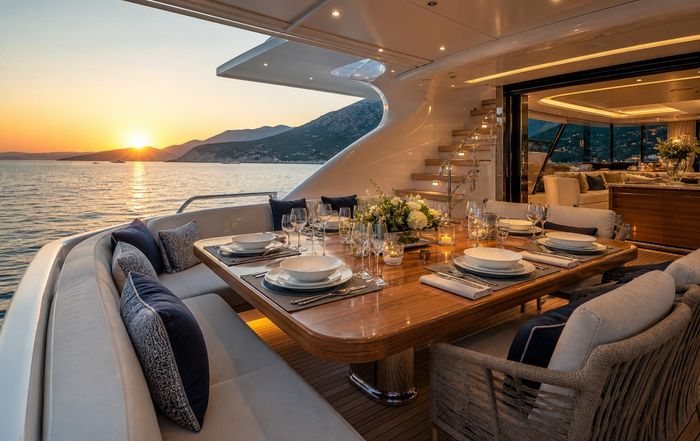 Article Image for Dining Afloat: Better Layouts for Yacht Entertaining