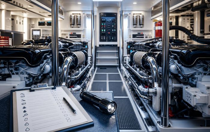 Article Image for How to Review a Yacht Engine Room Properly